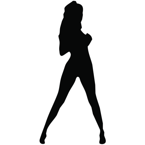 Silhouette Femme Sexy Ref7041 Autocollants Stickers 