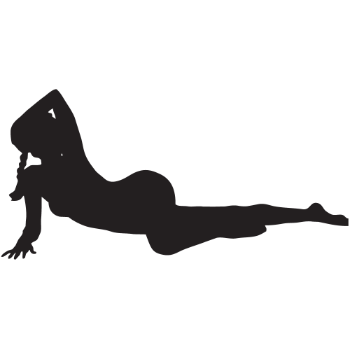 Silhouette Femme Sexy 37 Ref7078 Autocollants Stickers 
