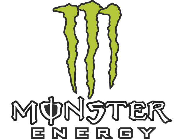 Autocollant Monster Energy Vert - ref.d8422