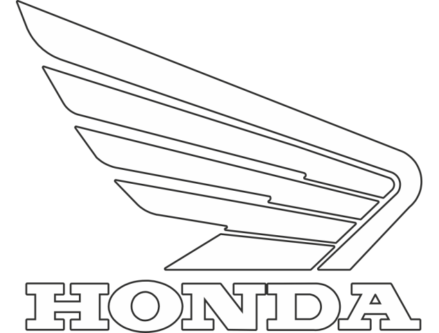Autocollant Honda Contour Aile - ref.d9541