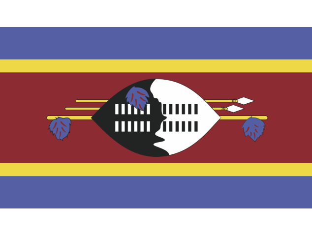 Autocollant Drapeau Swaziland - Drapeaux