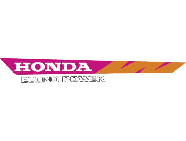 Autocollant Honda Moto Econo Power Gauche - ref.d8929